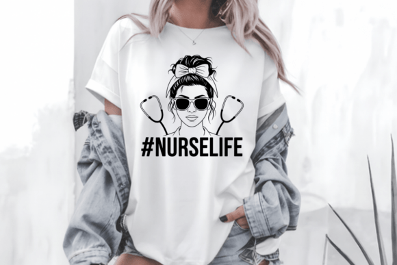 Branding Boost with Nurses Life Nurse Quote Typography SVG