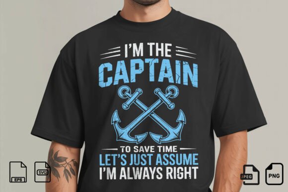 Captain Quote Nautical SVG