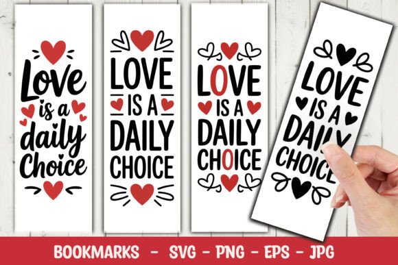 Daily Love Quote Bookmark Graphics for Notebooks Amp