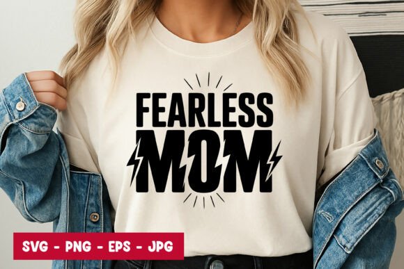 Fearless Mom Graphic for Bold Branding