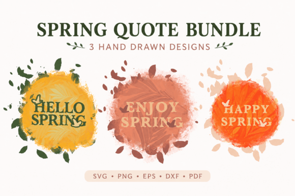 Spring Quote Bundle SVG: A Graphic Designer’s Take on Seasonal Branding