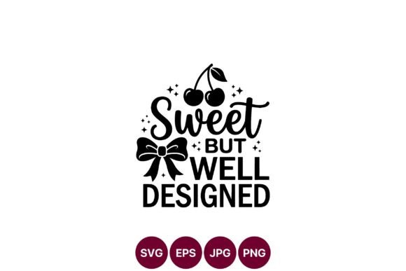 Sweet Cherry Quote Design SVG: Graphics & Illustrations for Handmade Charm