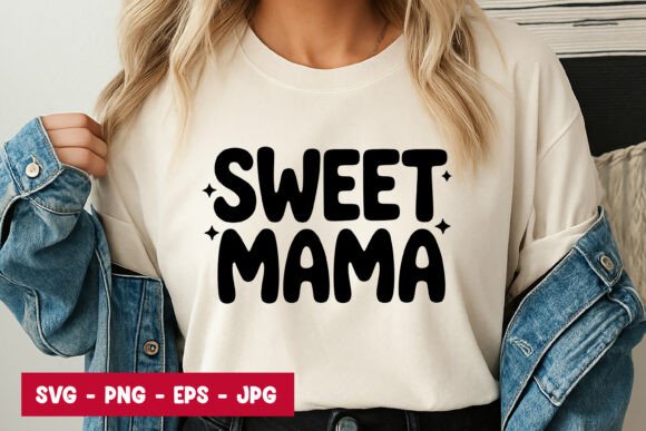 Sweet Mama Quote Typography Graphics for Local Branding